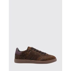 Cool Animal-Print Pony Hair Sneakers Hogan With Side H Logo Application